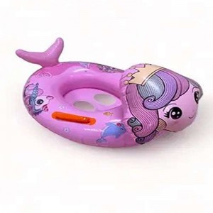 شناور بادی شورتی کودک طرح دختر صورتی boat 015