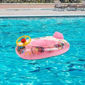 شناور بادی شورتی کودک طرح ماشین فرمون دار boat 021
