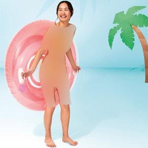 شناور بادی روی آب مبلی کف توری صورتی اینتکس 58883