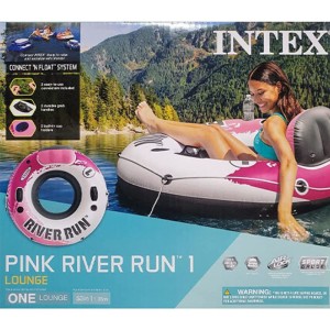 شناور بادی روی آب لوکس River Run صورتی اینتکس 56824