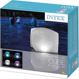 چراغ LED روی آب مکعب اینتکس 28694