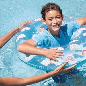 حلقه شنا بادی اینتکس قطر 81 مدل رنگین کمان 59259