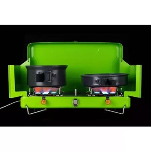 اجاق گاز کمپینگ دو شعله سبز بی آر اس مدل BRS-81