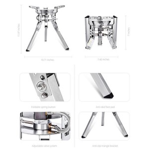 اجاق گاز سه پایه اسنوهاک کم جا SN-C6187