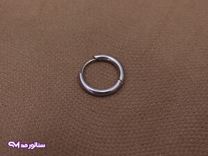 گوشواره مردانه حلقه ای استیل G5203