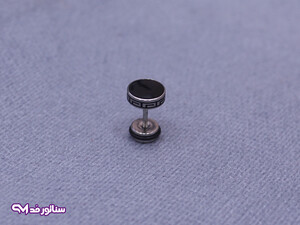 گوشواره مردانه لوکس نقره ای G5171
