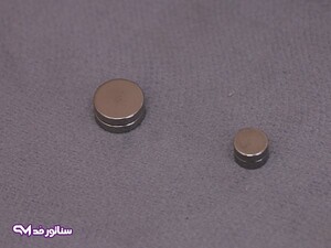 گوشواره مردانه مگنتی نقره ای G5135