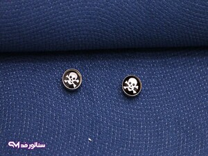 گوشواره پسرانه مگنتی مدل اسکلت G5110