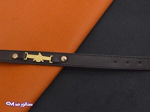 دستبند چرم مردانه طرح فروهر DM1012