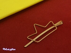 گیره مو فلزی مینیمال سناتورمد MA6001