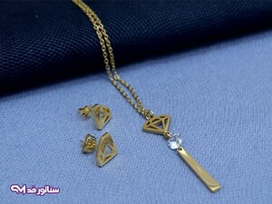 نیم ست استیل الماس سناتورمد N8062