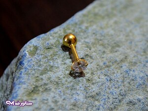 پیرسینگ گوش نگین دار سناتورمد PI9017