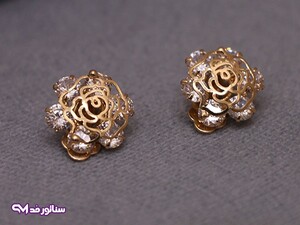 گوشواره استیل نگین دار سناتورمد G5082