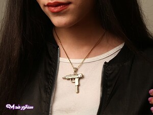 گردنبند استیل تفنگ سناتورمد SG2037