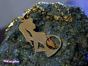 گردنبند استیل مادر و فرزند GZ2034