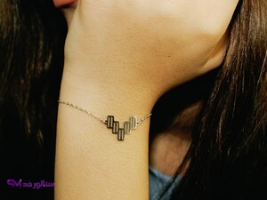 دستبند استیل دخترانه فانتزی DZ1029