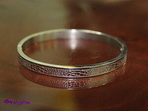 دستبند استیل النگویی تک سایز کد DZ1053
