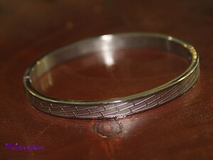 دستبند النگویی استیل تراش کد DZ1031