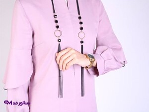 گردنبند رومانتویی استیل ژورنالی کد RM9005