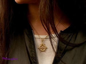 گردنبند دخترانه استیل سکان کشتی کد GZ2015