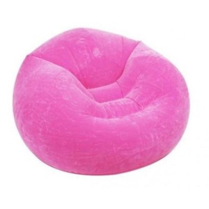 مبل بادی یک نفره مخمل صورتی 68569