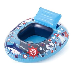 شناور بادی شورتی کودک 6 تا 18 ماه مدل نهنگ 34126 Dark Blue