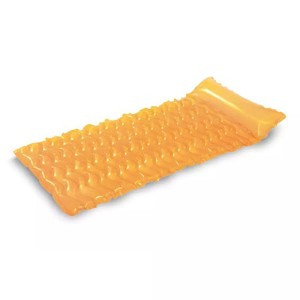 تشک بادی روی آب نارنجی طبی بالش دار 58807 orange