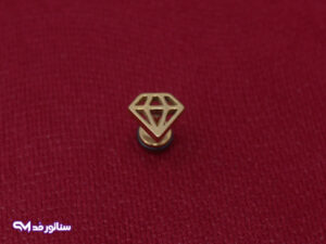 پیرسینگ گوش طرح الماس G5164