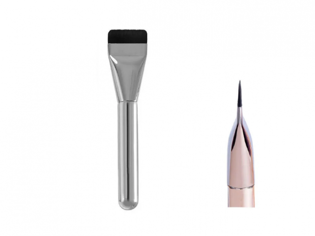 براش تخت کرم پودر - نقره ای