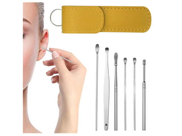 گوش پاک کن فنری ( ست 6 عددی )