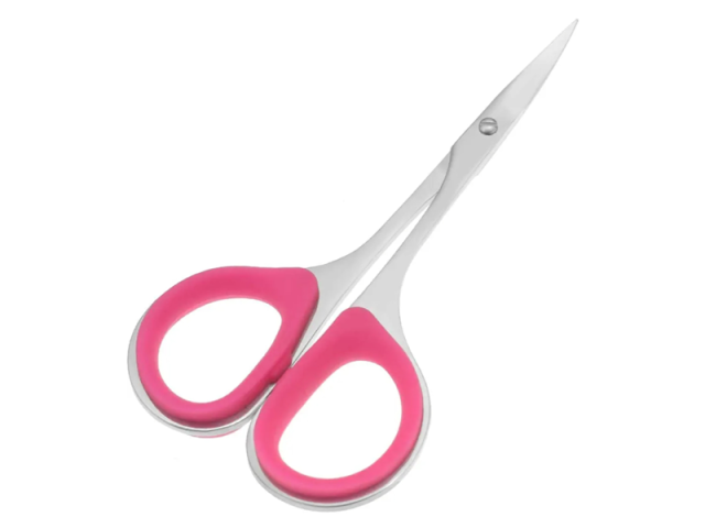 قیچی ابرو سرکج دسته نرم