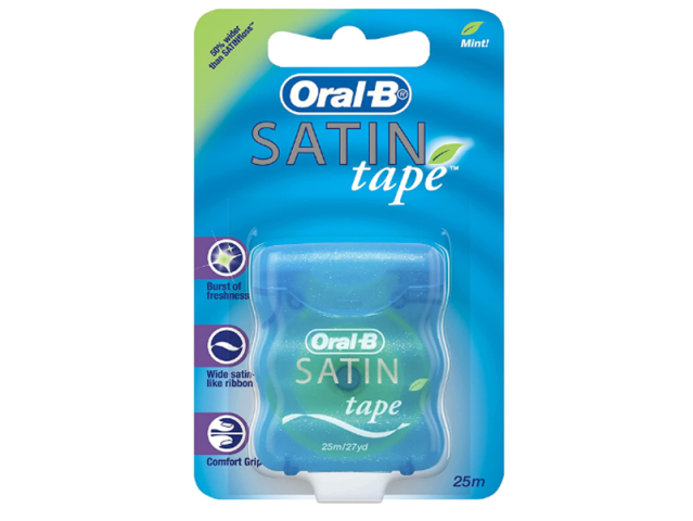 نخ دندان اورال بی مدل SATIN tape