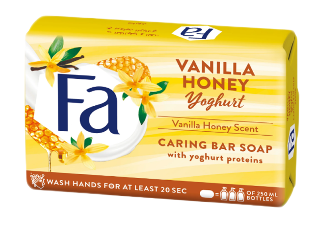 صابون فا 125 گرمی مدل Vanilla Honey بسته 6 عددی