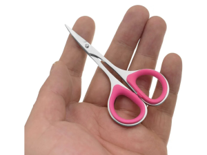 قیچی ابرو سرکج دسته نرم