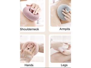 لیف اسفنجی حمام ماساژور دار(Soft Massage) با تولید کف بالا و چسبونک دیواری