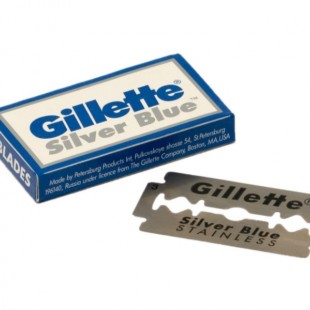 تیغ  یدک سنتی ژیلت مدل Silver Blue