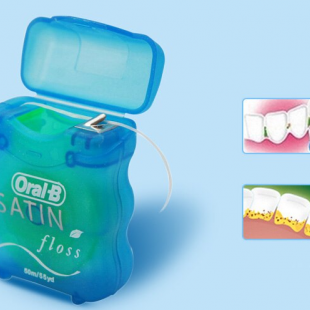نخ دندان اورال بی مدل SATIN (بسته 6 عددی )