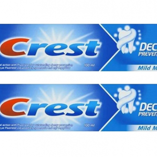 خمیر دندان ضد پوسیدگی کرست 100ml(بسته 2 عددی )