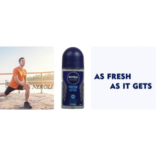 مام رول فرش اکتیو مردانه نیوا (NIVEA MEN FRESH ACTIVE )