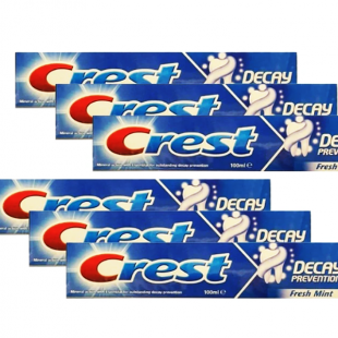 خمیر دندان ضد پوسیدگی کرست 100ml( بسته 6 عددی )