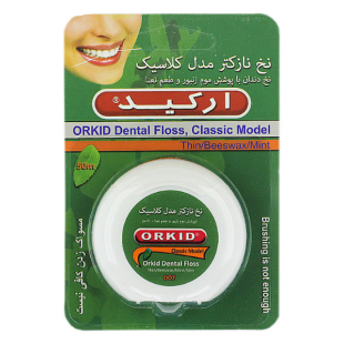 بسته 3 عددی نخ دندان نازک مدل کلاسیک ارکید 50 متری