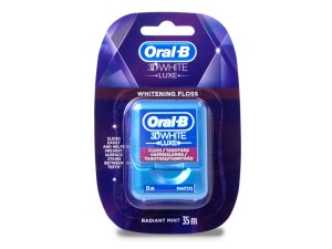 نخ دندان سفیدکننده لوکس سه بعدی اورال بی 3D WHITE LUXE WHITENING FLOSS