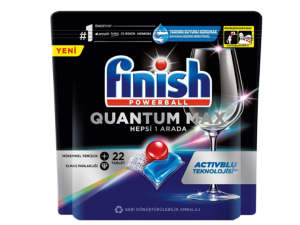 قرص ماشین ظرفشویی فینیش مدل کوانتوم مکس ( QUANTUM MAX )بسته 22 عددی