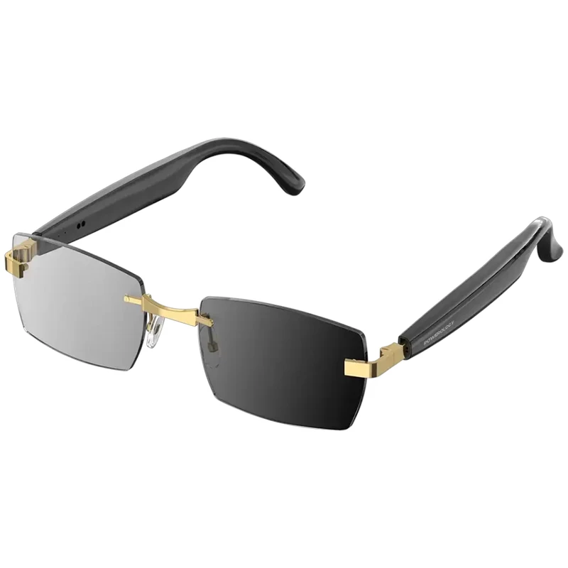 عینک آفتابی فتوکرومیک و هوشمند با هندزفری بلوتوثی پاورولوژی PWHY1006GDBK