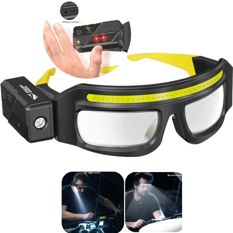 هدلایت سنسوردار و عینک کار اسمایلینگ شارک SmilingShark TD0243