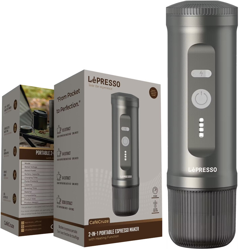 قهوه ساز لپرسو LePresso اصل مدل LPCFFPCM0095 شارژی