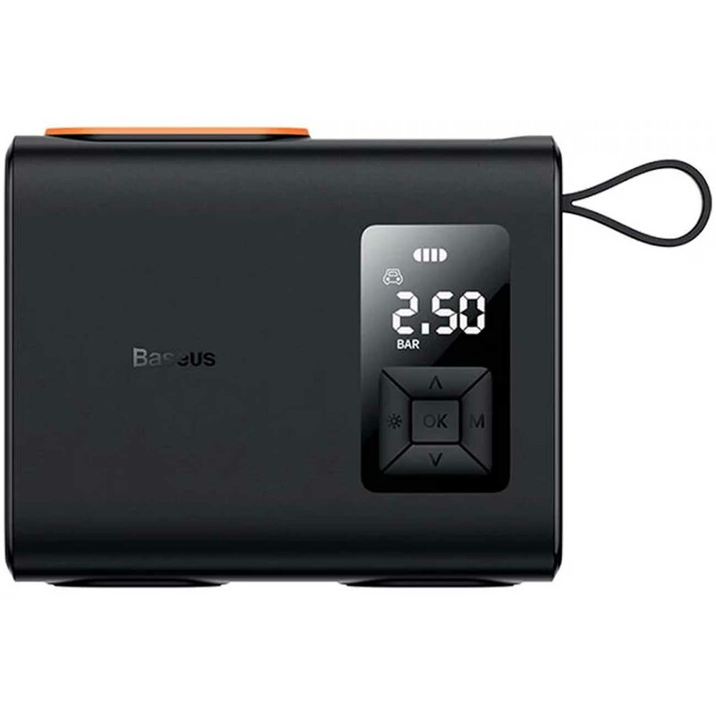 پمپ باد و چراغ قوه شارژی بیسوس BS-CG007