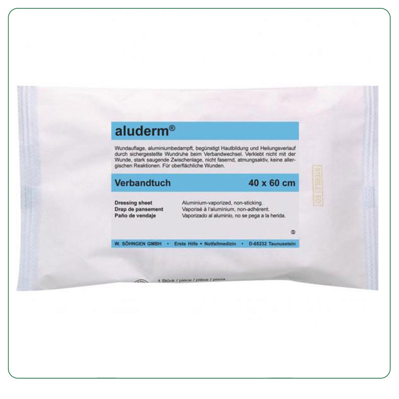 پانسمان استریل آلودرم (Aluderm) سایز ۴۰×۶۰ سانتی‌متر