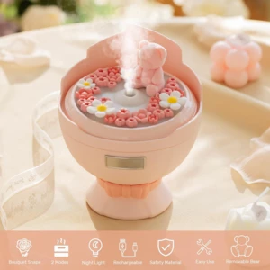 بهترین دستگاه رطوبت ساز و آروماتراپی قابل شارژ