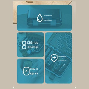 سازمان دهنده قرص مهرو موم شده هفتگی 21 عددی جوردن و جودی TR028